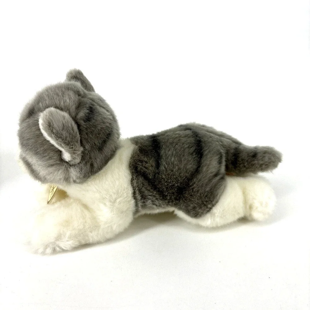 Miyoni by Aurora Cat Plush LOT Gray Tabby Kitty Green Eyes & Persian Princess‎